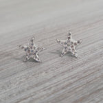 Set of 2 pairs of silver plated earrings